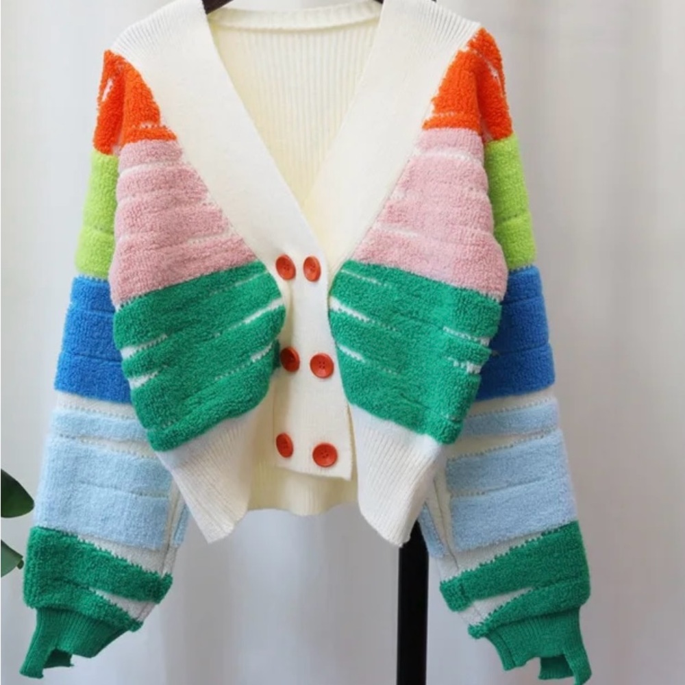 Multi- color sweater